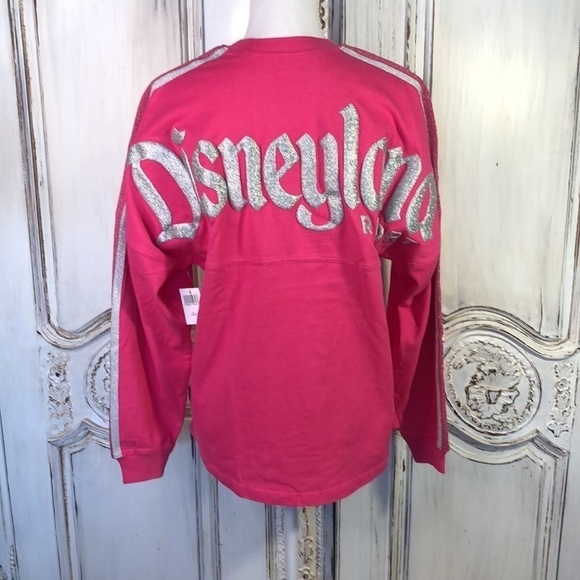 Disney Imagination Pink and Silver Sparkle Spirit Jerseys Sizes XS And S - Picture 6 of 10